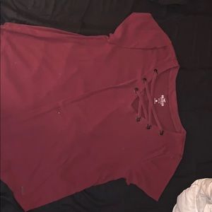 Maroon T-shirt